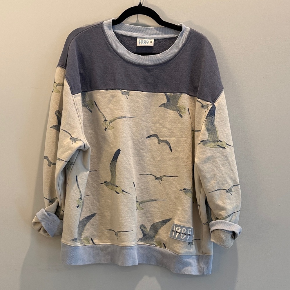 GRUNGE Official Taylor Swift 1989 Taylor’s Version Merch Seagull Sweatshirt